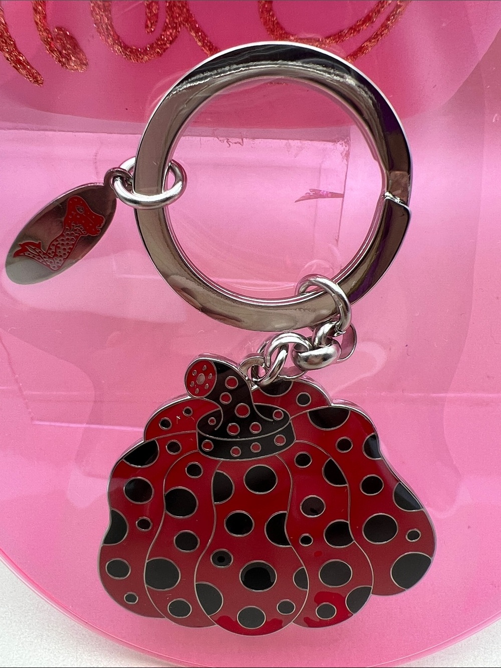 Yayoi Kusama Pumpkin Key Ring Red Black Japan Museum NEW SEALED